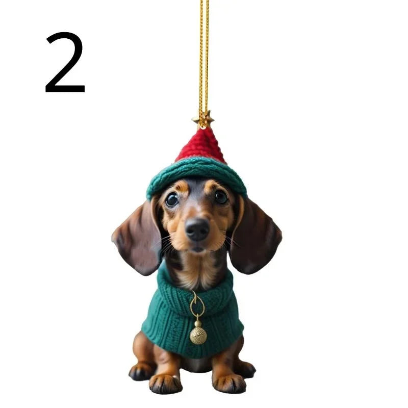 Adorable Puppy Hanging Ornament ( 1 PCs / 7 PCs)