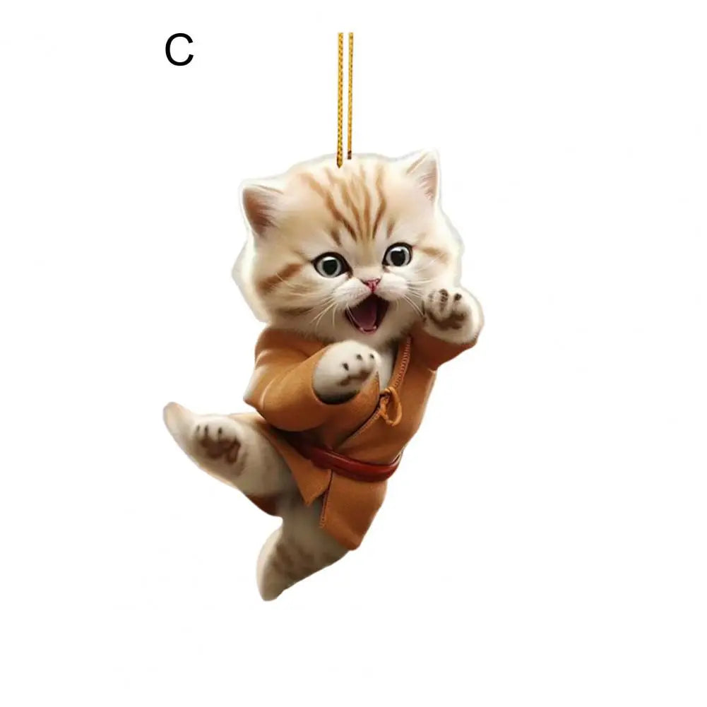 Kung Fu Cat Ornament ( 1 PCs / 4 PCs )