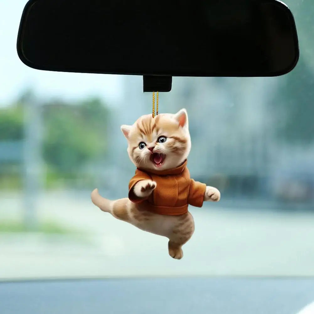 Kung Fu Cat Ornament ( 1 PCs / 4 PCs )