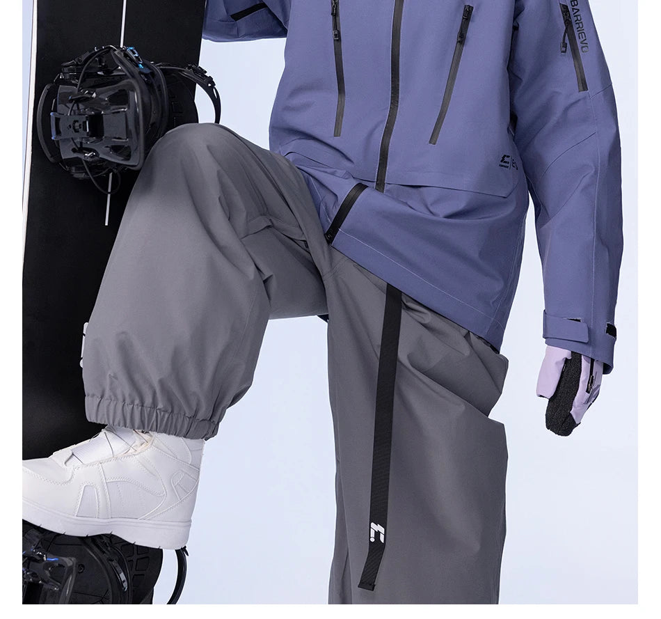 COPOZZ Ski Jacket Women Man Hooded Ski Wear Windproof Winter Overalls Hoodie Waterproof Outdoor Sports Clothing Snowboard