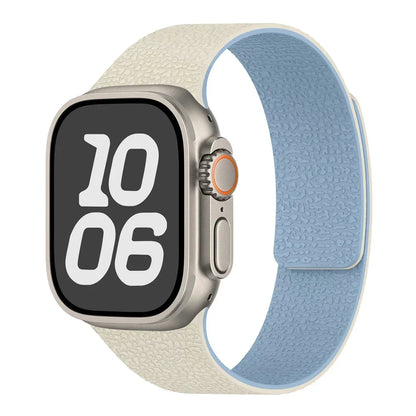 Magnetic Leather Apple Watch Band