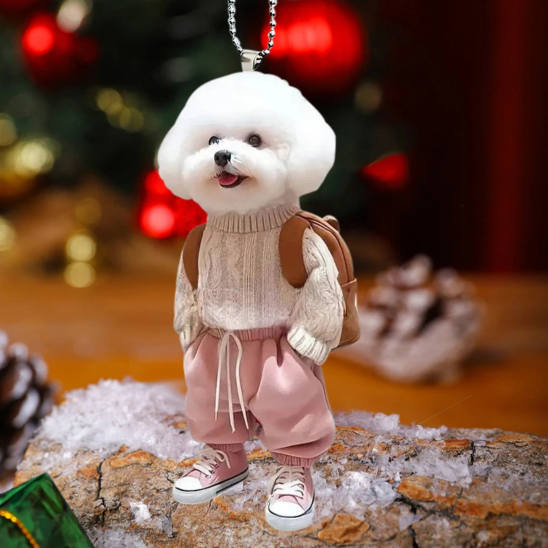 Adorable Puppy Hanging Ornament ( 1 PCs / 4 PCs)