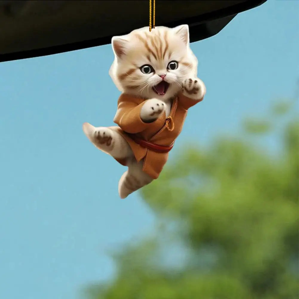 Kung Fu Cat Ornament ( 1 PCs / 4 PCs )