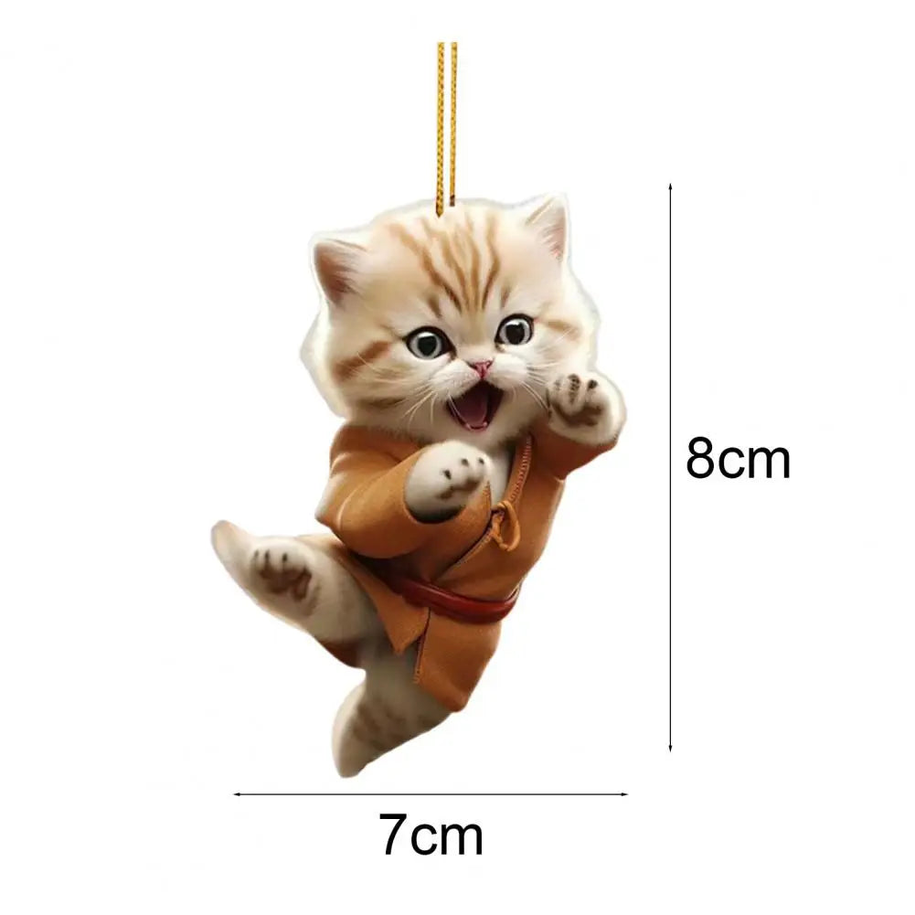 Kung Fu Cat Ornament ( 1 PCs / 4 PCs )