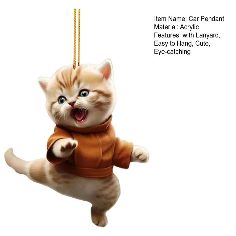 Kung Fu Cat Ornament ( 1 PCs / 4 PCs )