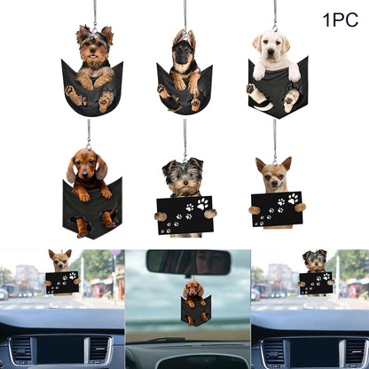 Adorable Puppy Hanging Ornament ( 1 PCs / 6 PCs)