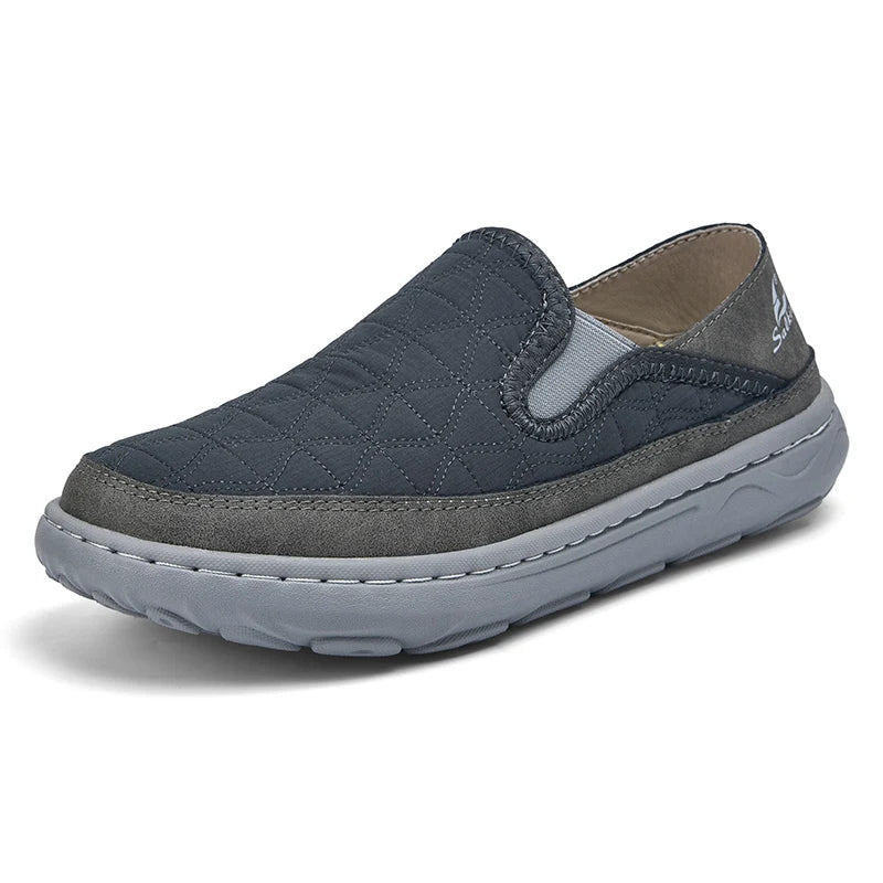 Quilted Slip-On Walking Loafers