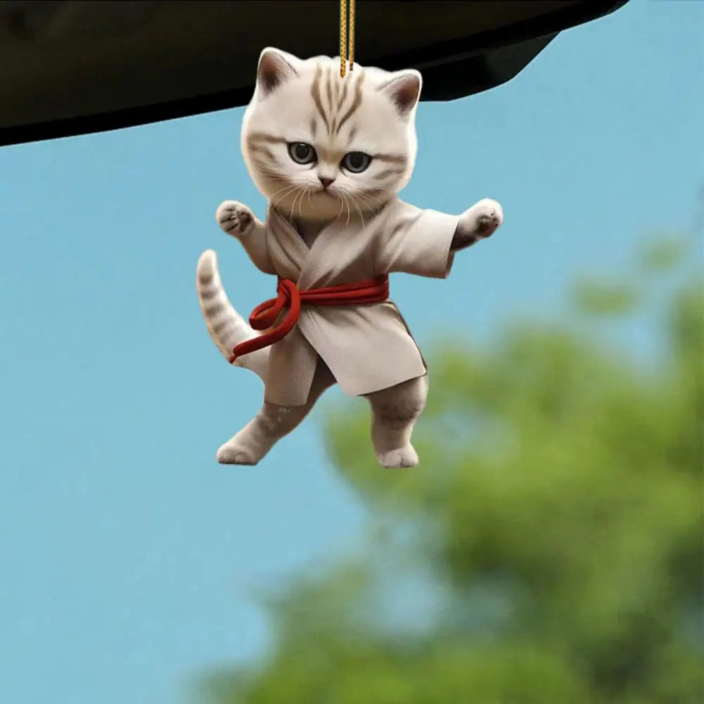 Kung Fu Cat Ornament ( 1 PCs / 4 PCs )