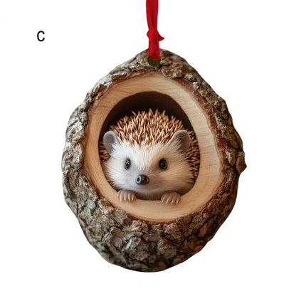 Cute Forest Animals Christmas Ornaments