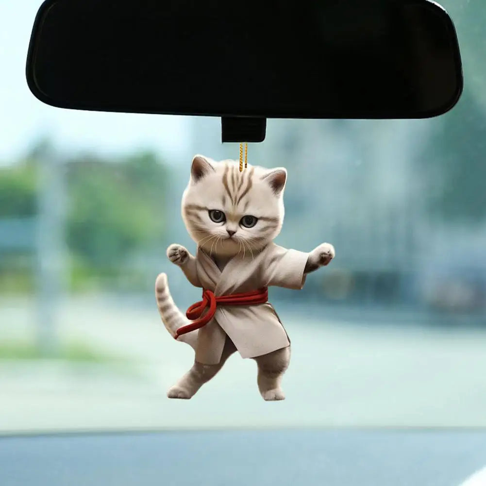 Kung Fu Cat Ornament ( 1 PCs / 4 PCs )