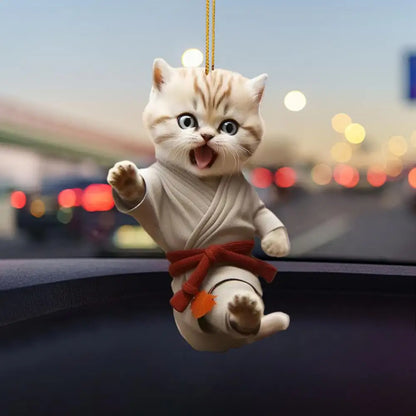 Kung Fu Cat Ornament ( 1 PCs / 4 PCs )