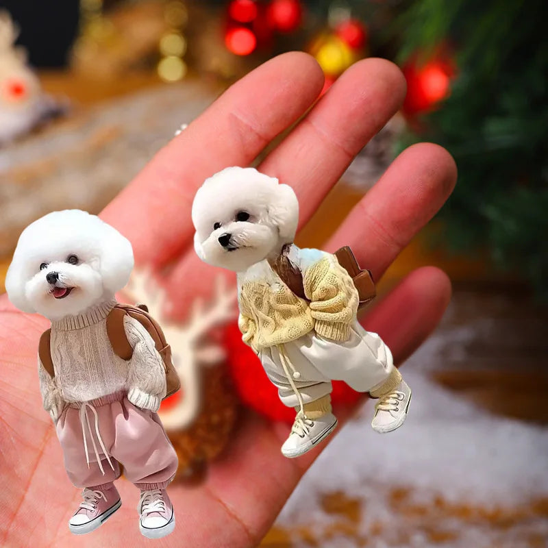 Adorable Puppy Hanging Ornament ( 1 PCs / 4 PCs)