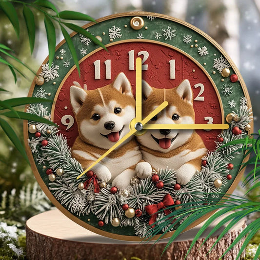 Akita Silent Wall Clock