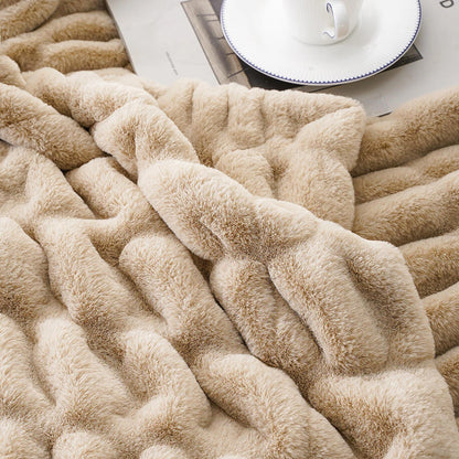 Luxury Faux Fur Throw Blanket