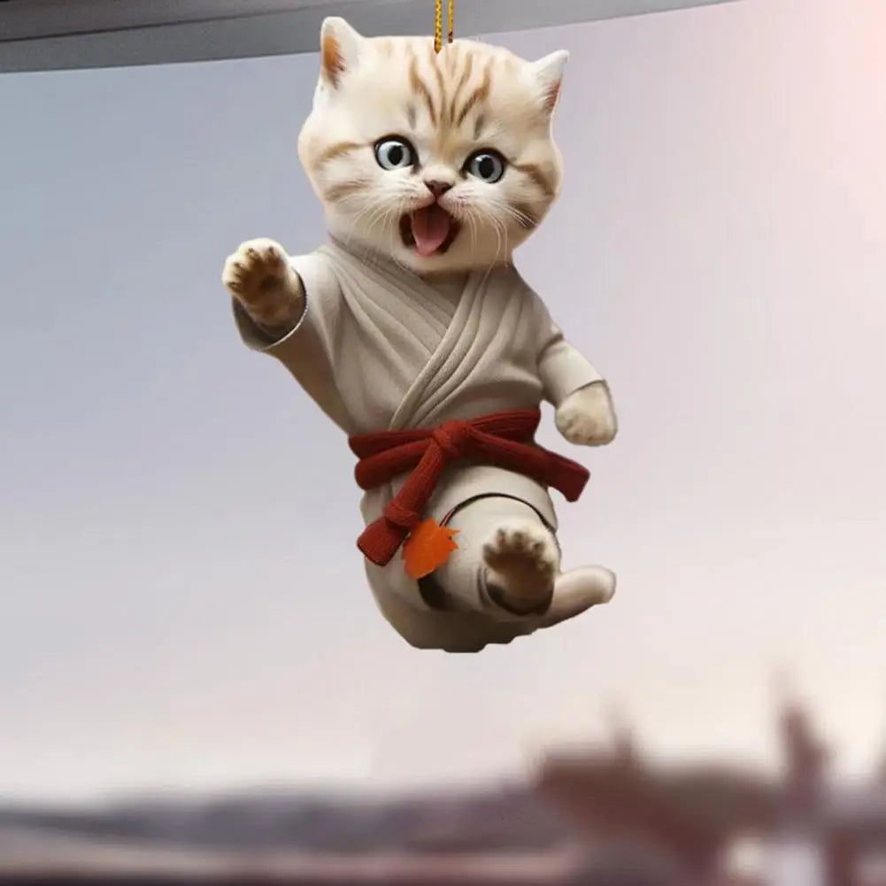 Kung Fu Cat Ornament ( 1 PCs / 4 PCs )