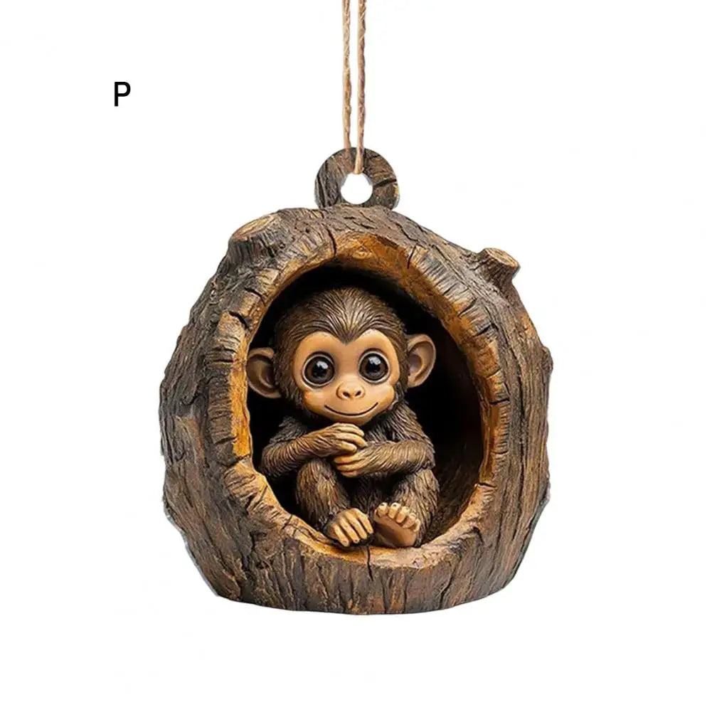 Cute Forest Animals Christmas Ornaments