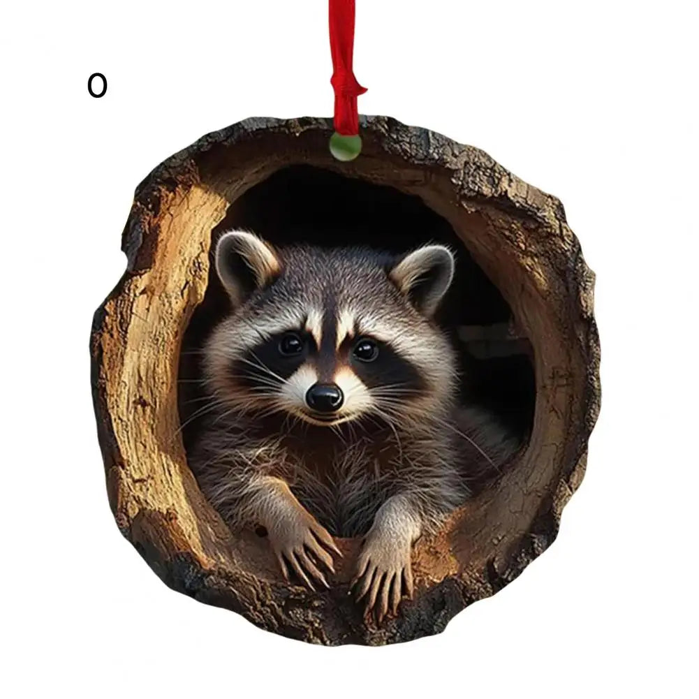 Cute Forest Animals Christmas Ornaments