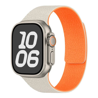 Magnetic Leather Apple Watch Band