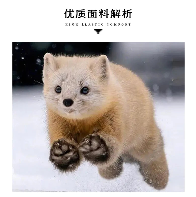 Men's 100% Pure Mink Cashmere Sweater O-Neck Pullovers Knit Sweater Autumn and Winter New Long Sleeve High-End Jumpers Mink Tops