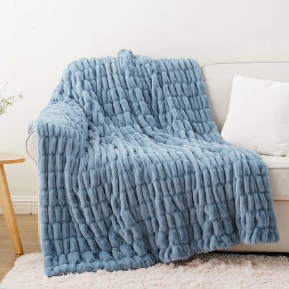 Luxury Faux Fur Throw Blanket
