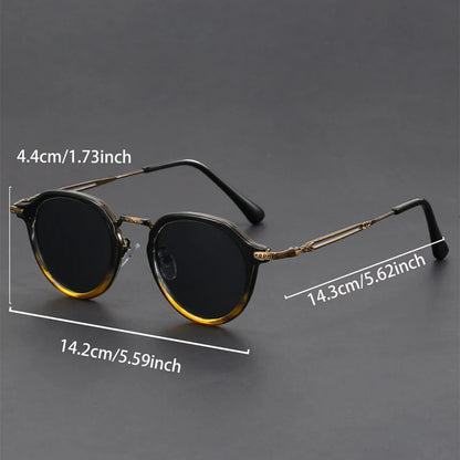 Classic Vintage Metal Sunglasses (UV400 Protection)