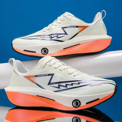 Montero Milan Men's Fashionable Casual and Comfortable Sports Running Shoes - Breathable Fabric Upper, Non-Slip and Wear-Resistant Cushioning Soles, Round-Toe Lace-Up Casual Running Shoes, Suitable for All Seasons