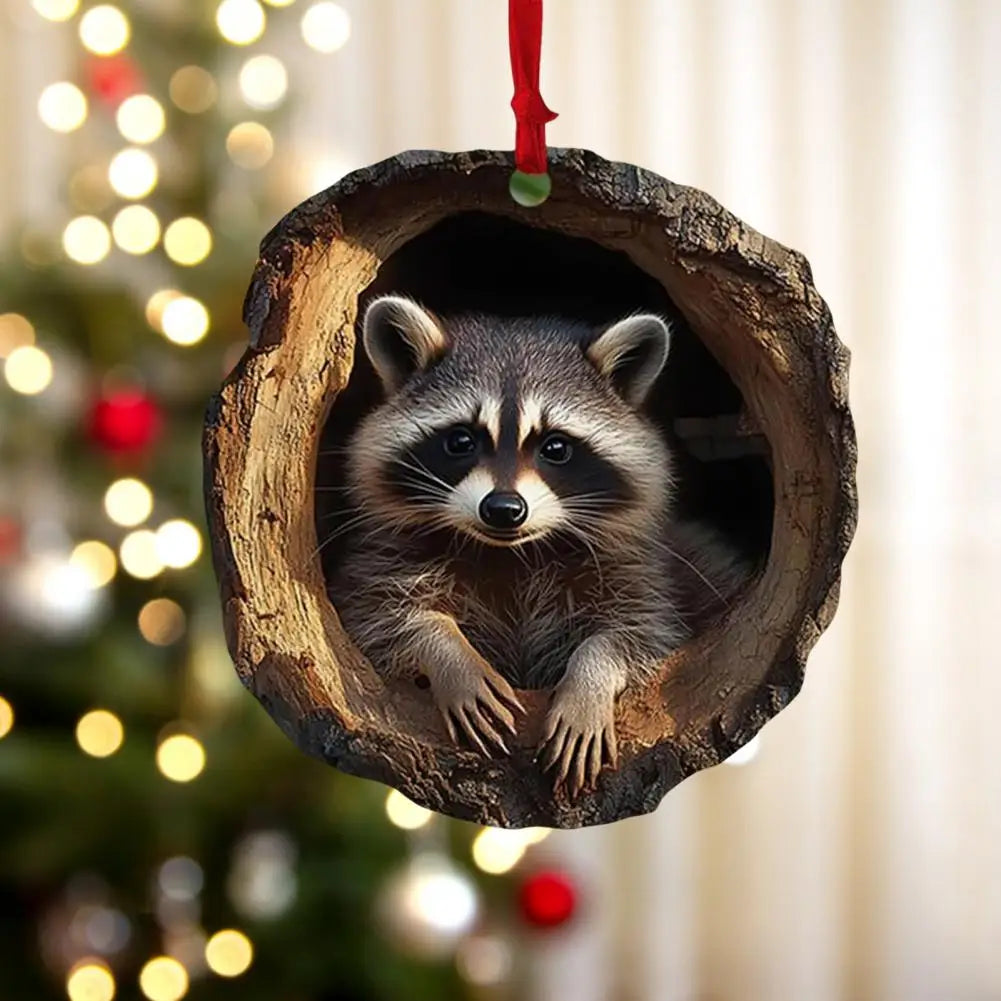 Cute Forest Animals Christmas Ornaments