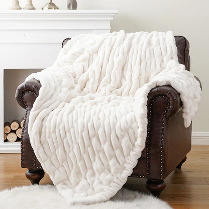 Luxury Faux Fur Throw Blanket
