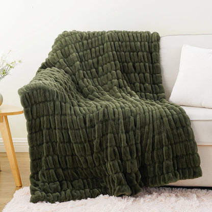 Luxury Faux Fur Throw Blanket