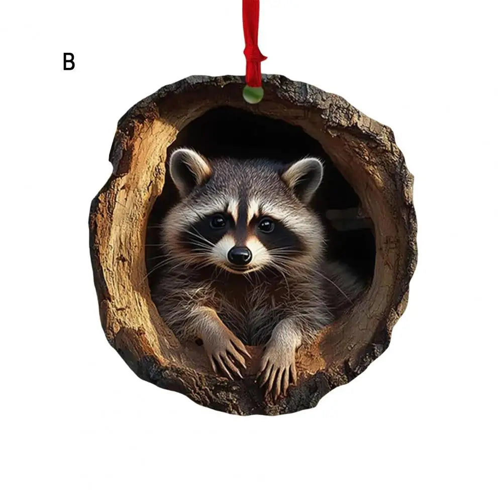 Cute Forest Animals Christmas Ornaments