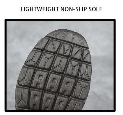 Textured rubber outsole of loafer sneaker showing anti-slip grip pattern