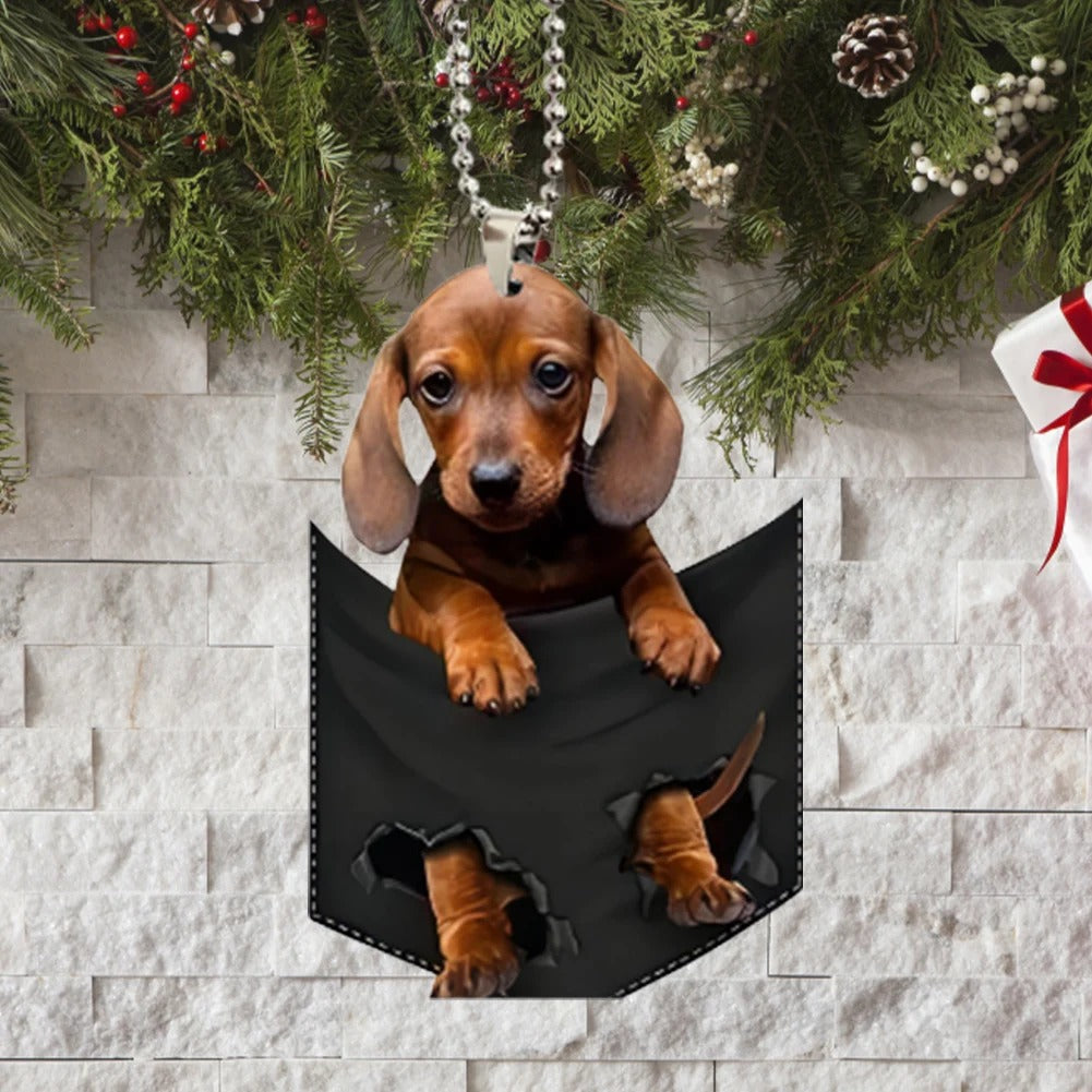 Adorable Puppy Hanging Ornament ( 1 PCs / 6 PCs)