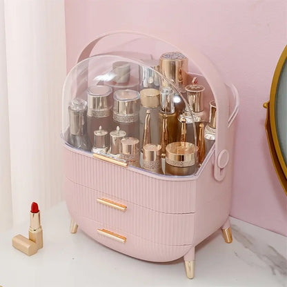 Portable Clear Dome Vanity Organizer