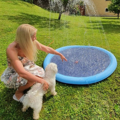 SplashPaw™ Fun Zone - The Splash Pad Makes Your Pup and Kids Happy!