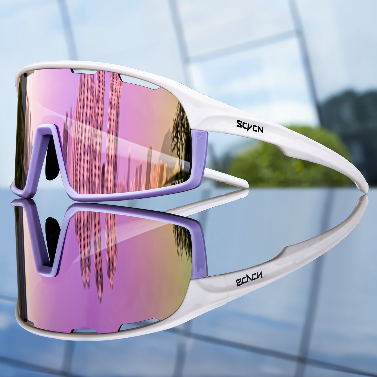 Designed with a stylish transparent TR frame and multicolor lens options, these lightweight cycling glasses offer eye-catching performance and all-day comfort for outdoor enthusiasts. Whether you're biking through city streets or casting by the lake, their adaptive fit makes them perfect for men and women on the move.
